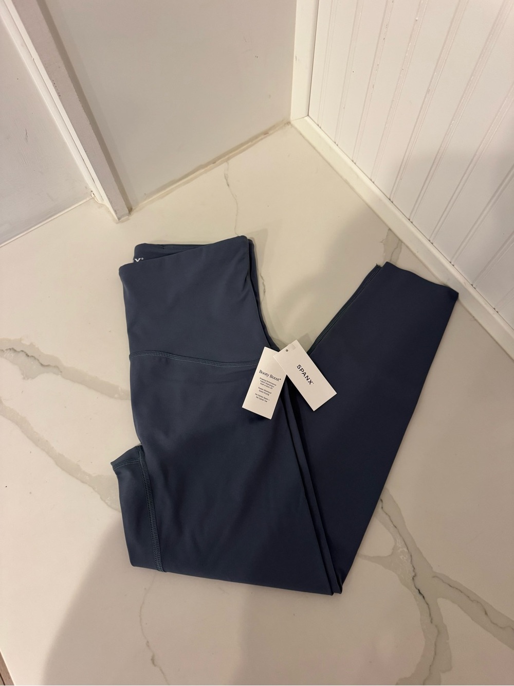 NWT SPANX Grey Booty Boost High-Waist Leggings